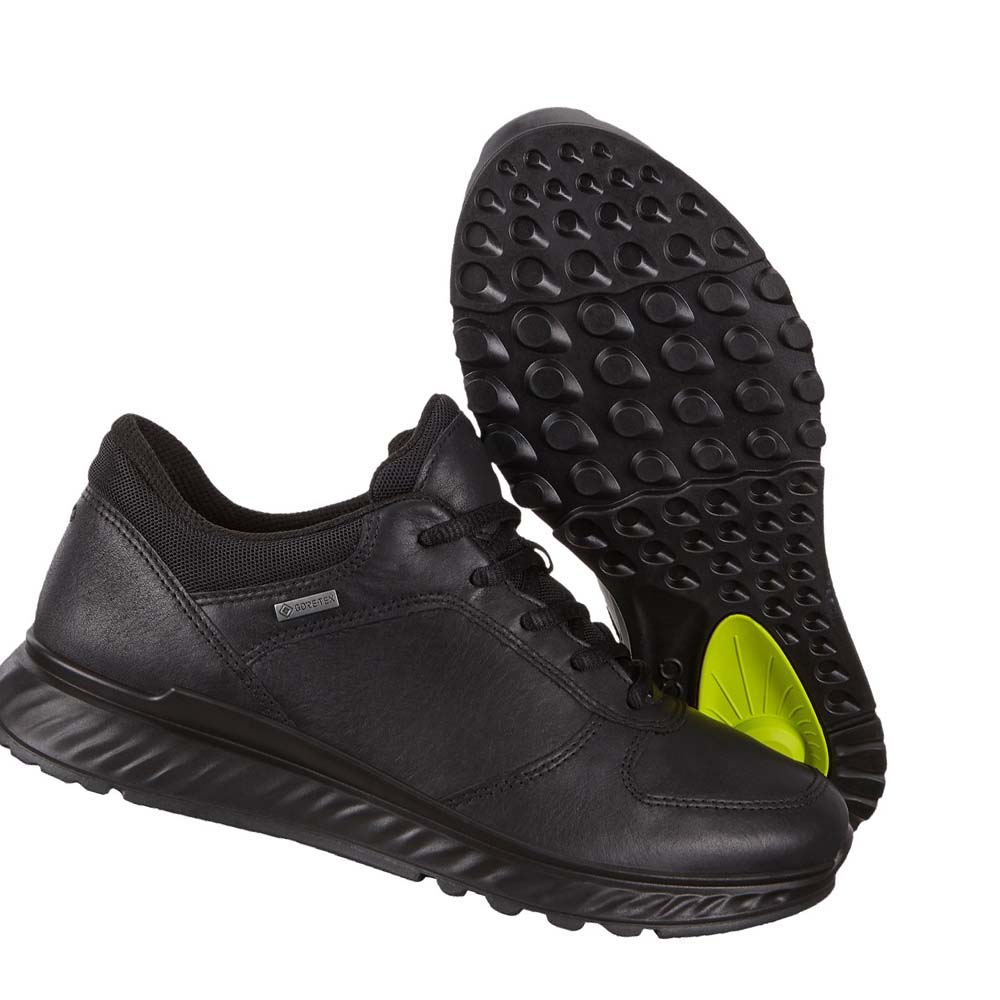 Ecco Exostride Low Gtx Joggesko Dame Svarte | NO 220QMA